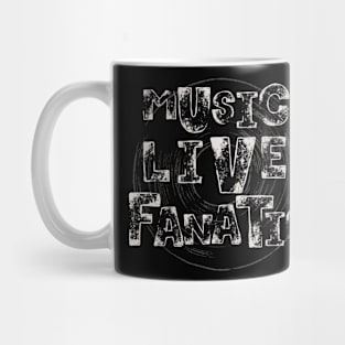 music live fanatic Mug